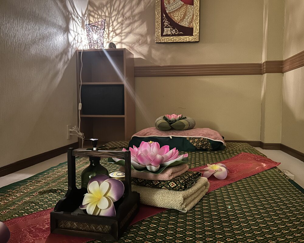 茨城県神栖市知手中央のタイ古式マッサージ・リンダタイリラックスの施術室