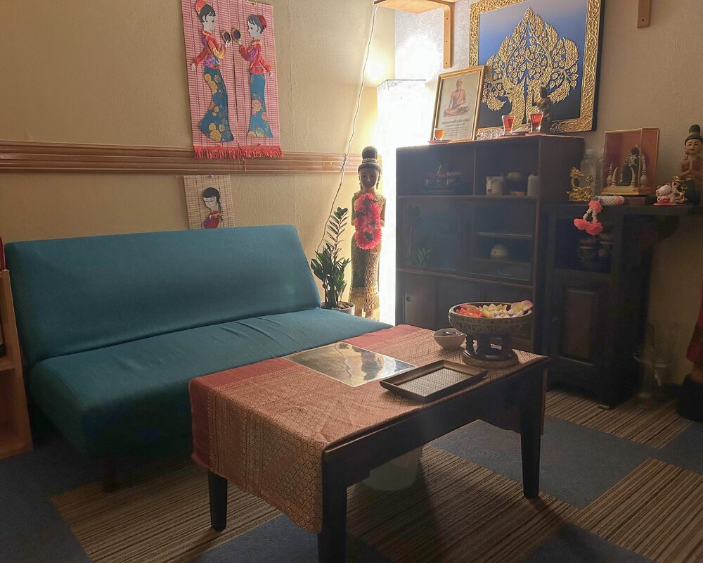 茨城県神栖市知手中央のタイ古式マッサージ・リンダタイリラックスの待合室